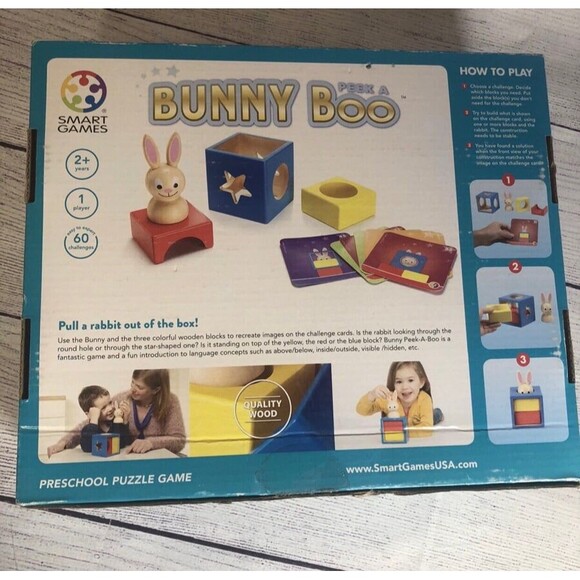 Bunny Peek-A-Boo Game By SmartGames - Picture 5 of 8